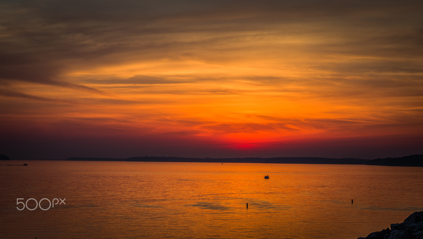 Pentax K-5 IIs sample photo. Lake sunset 1 photography