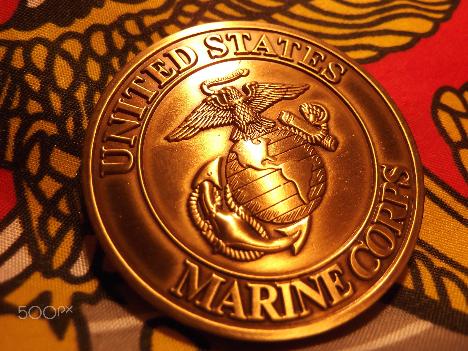 Fujifilm FinePix T310 sample photo. Usmc challenge coin photography