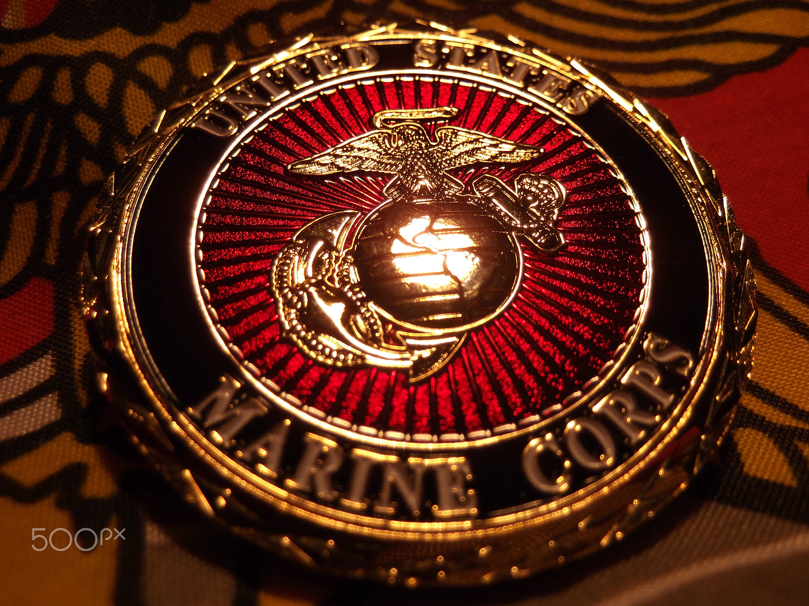 Fujifilm FinePix T310 sample photo. Usmc challenge coin photography