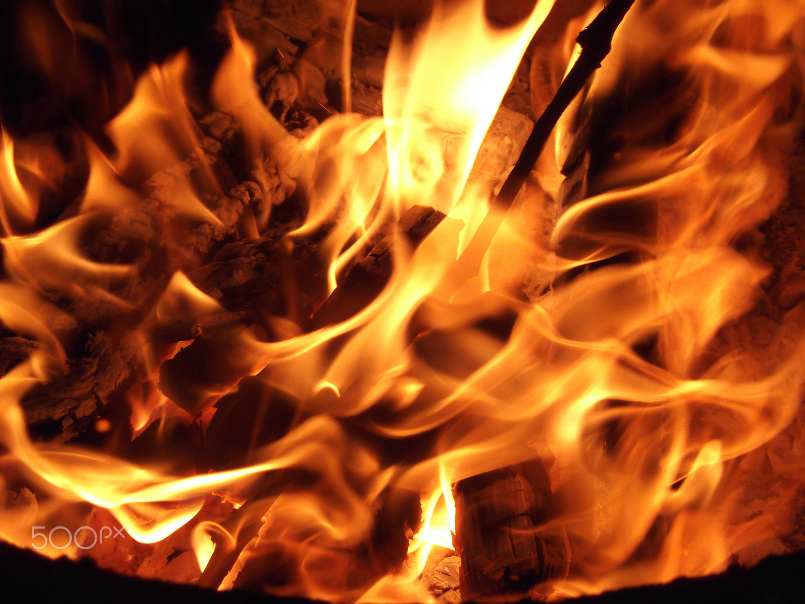 Fujifilm FinePix T310 sample photo. Flames photography