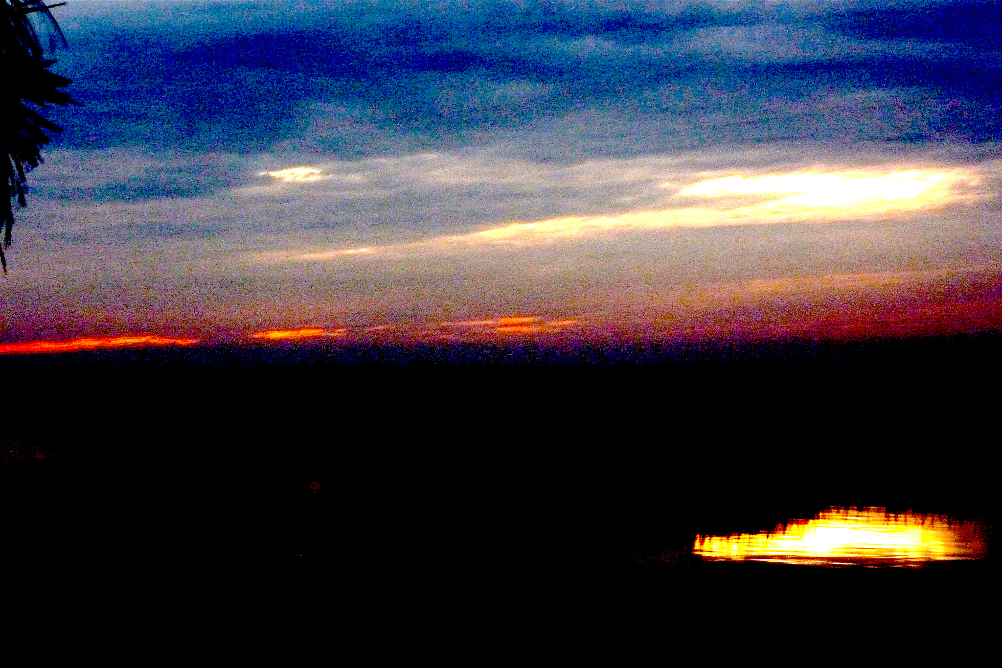 Panasonic Lumix DMC-ZS8 (Lumix DMC-TZ18) sample photo. Saturated sunset dark photography