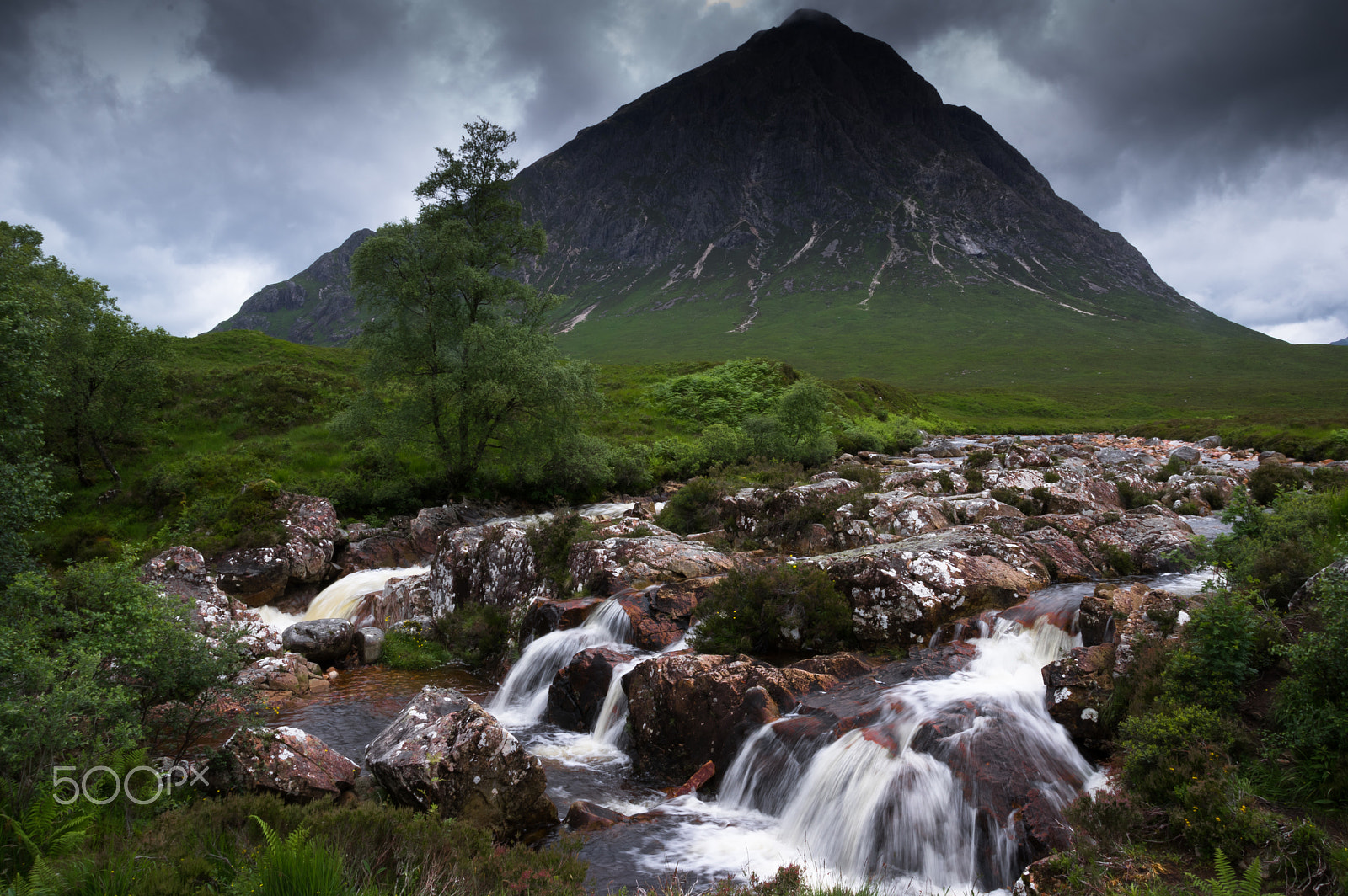 Pentax K-3 sample photo. Buachaille moor photography