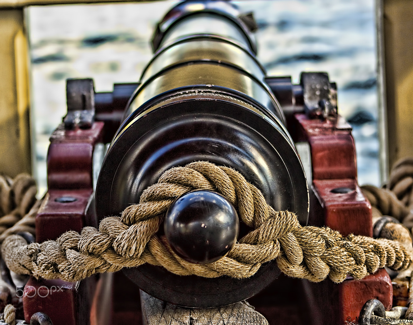 Canon EF 75-300mm f/4-5.6 USM sample photo. Galleon cannon photography
