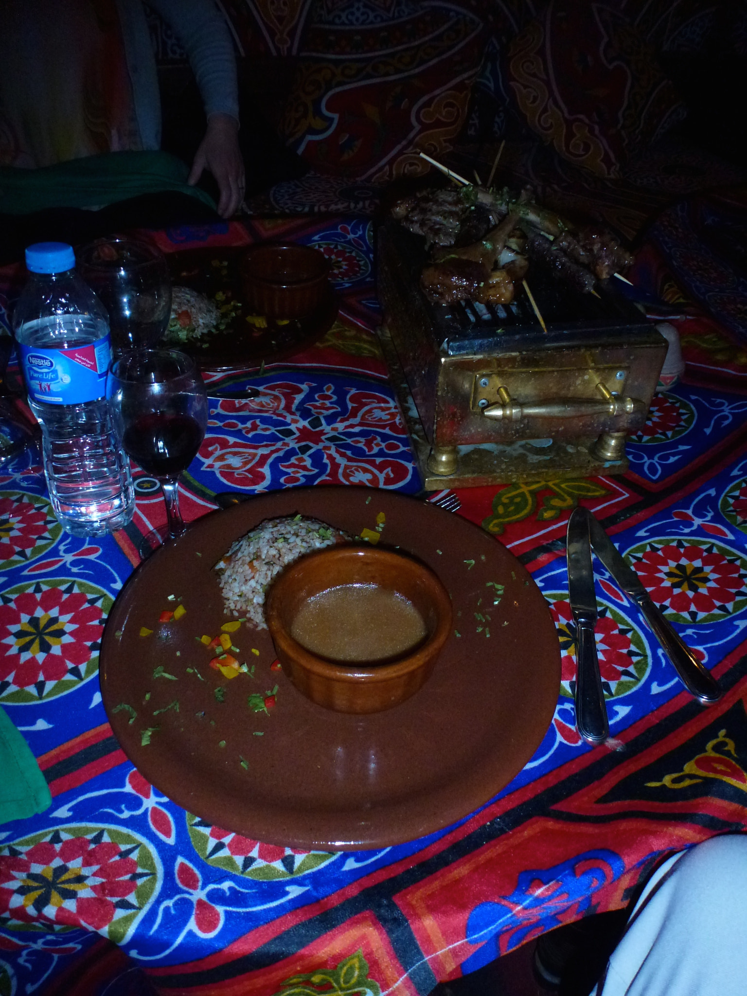 Panasonic DMC-ZS10 sample photo. Nubian resort traditional restaurant photography
