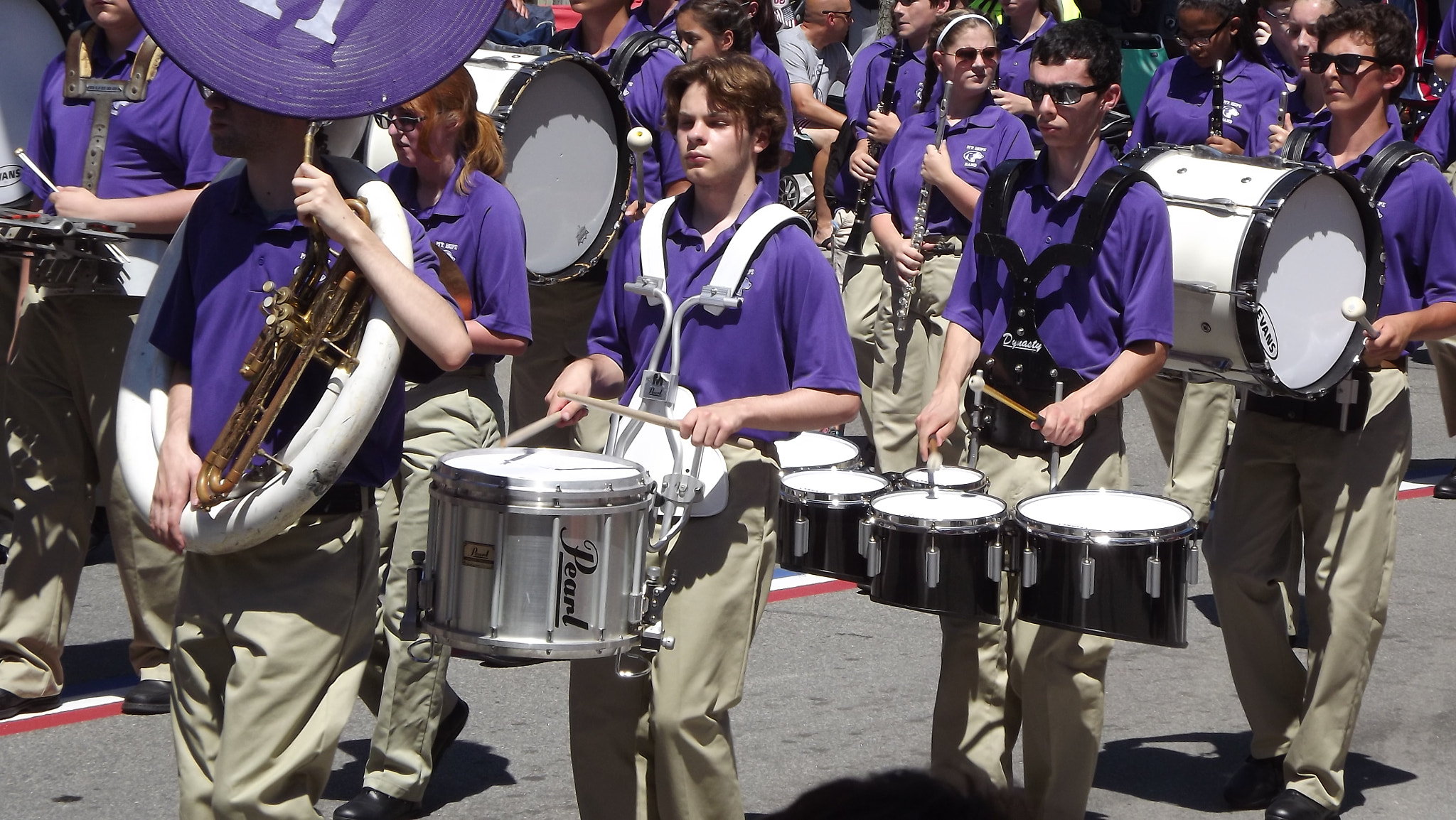 Fujifilm FinePix S4080 sample photo. Bristol 4th of july parade 2016 photography