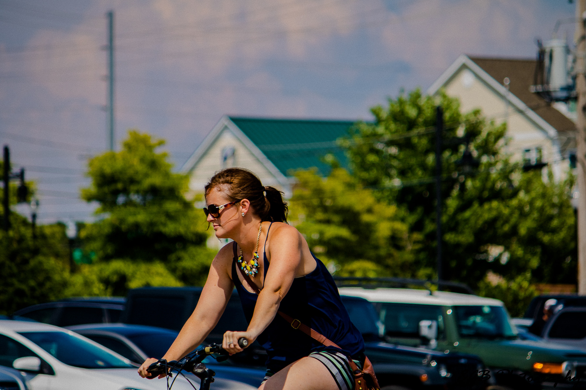 Canon EF-S 55-250mm F4-5.6 IS sample photo. A bike ride photography