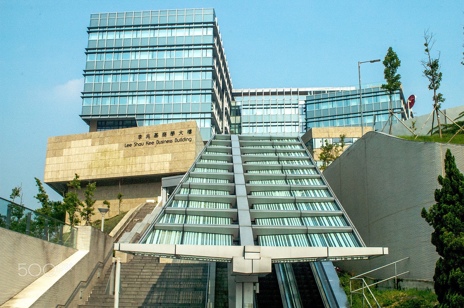 Nikon AF-S Nikkor 28-70mm F2.8 ED-IF sample photo. Hkust lee shau kee business building photography