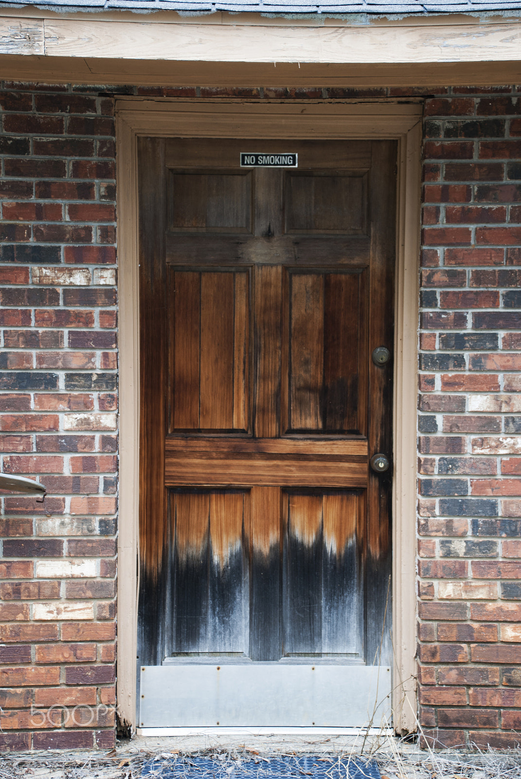 Nikon D40X sample photo. No smoking door photography