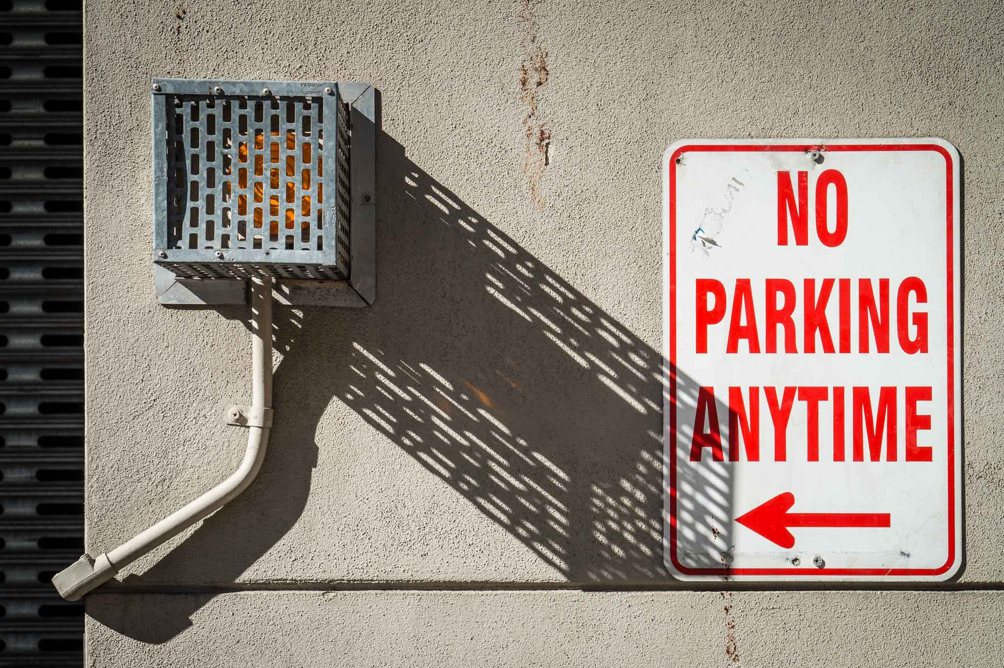 Sony Alpha a5000 (ILCE 5000) + E 50mm F1.8 OSS sample photo. No parking anytime photography