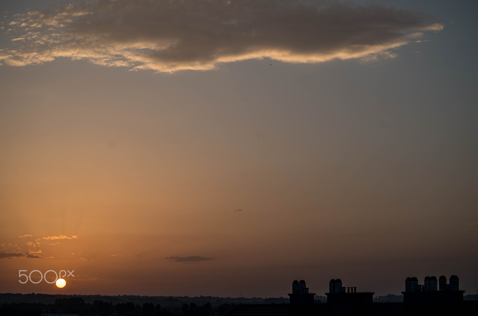 Pentax K-500 + smc PENTAX-DA L 50-200mm F4-5.6 ED sample photo. Sunrise in kraków photography