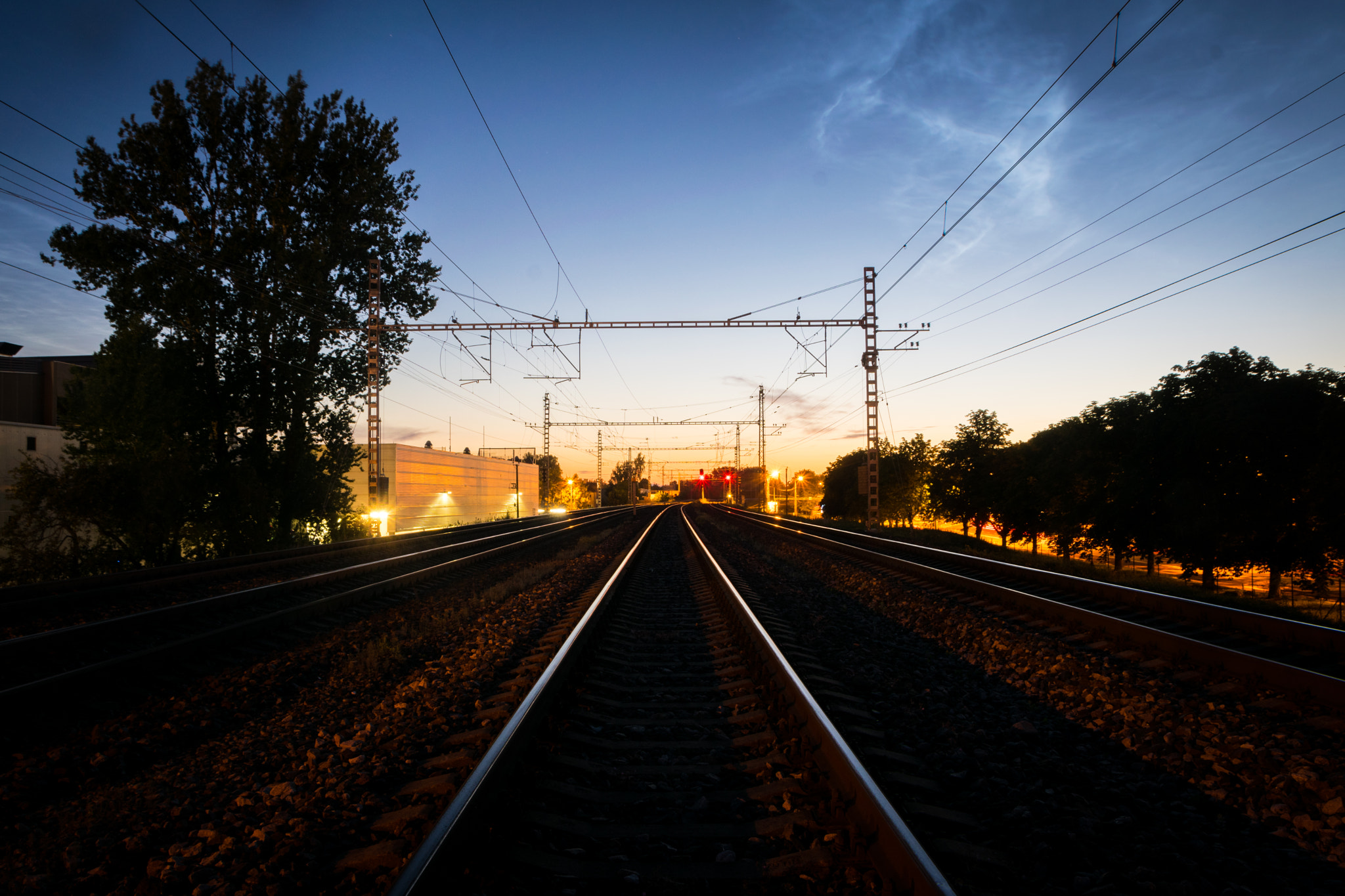 Sigma 17-70mm F2.8-4 DC Macro OS HSM sample photo. Train tracks photography