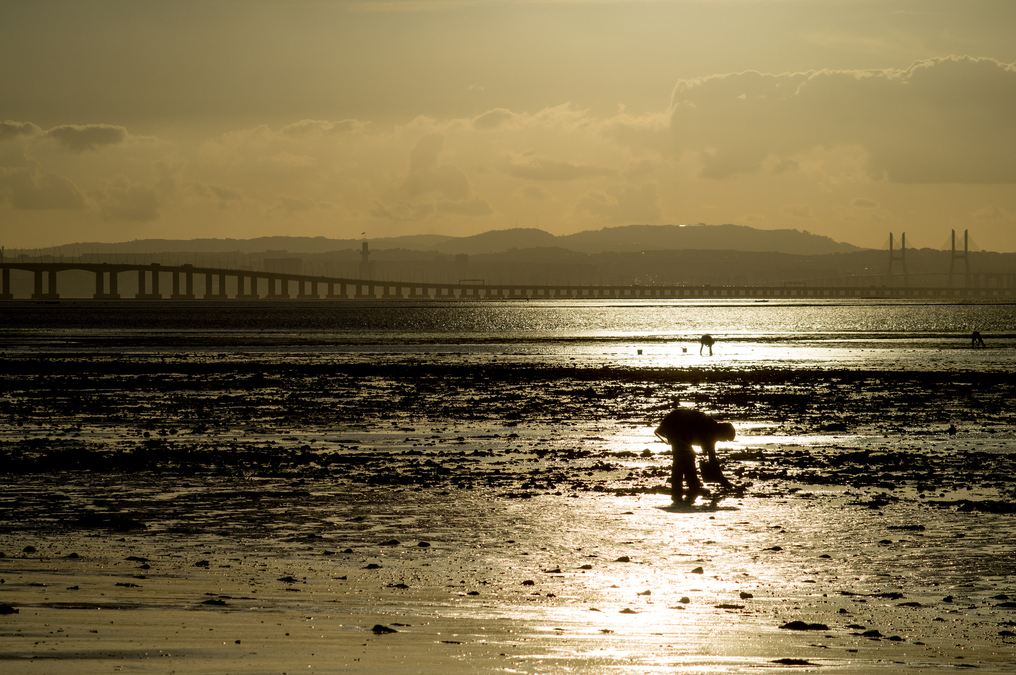 Minolta AF 100-200mm F4.5 sample photo. Sunset, alcochete beach, portugal photography