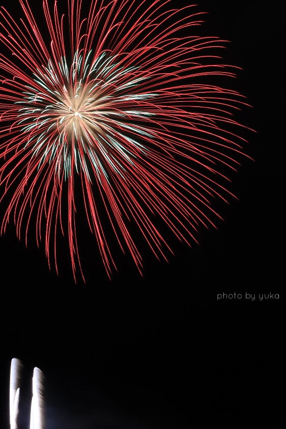 Canon EOS 750D (EOS Rebel T6i / EOS Kiss X8i) + Canon EF-S 18-55mm F3.5-5.6 IS STM sample photo. Fireworks in summer photography