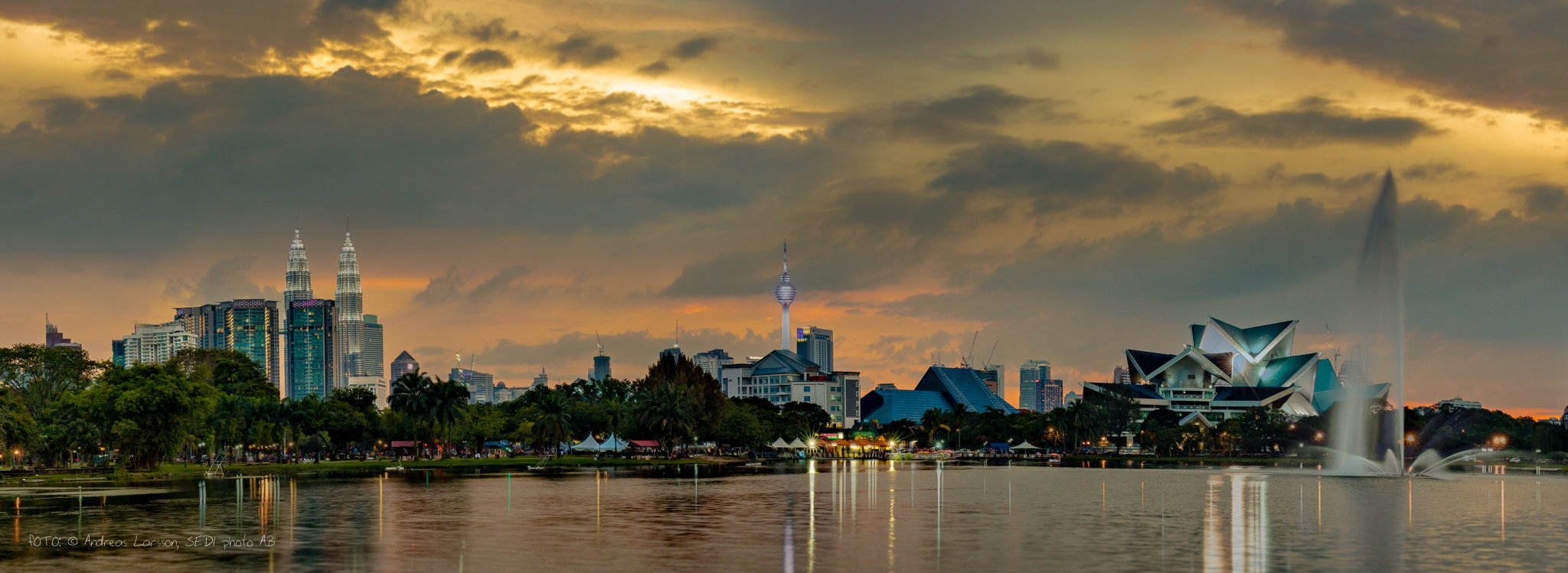 Canon EOS 5DS + Sigma 35mm F1.4 DG HSM Art sample photo. Kuala lumpur skyline (time blend) photography