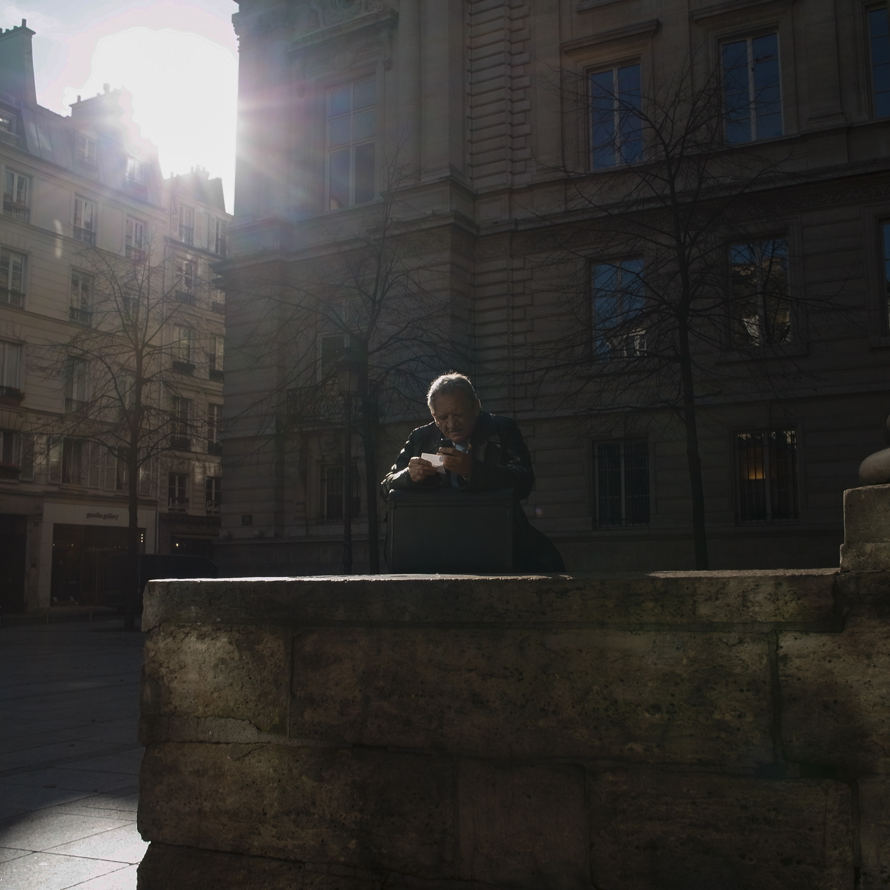 GR LENS A12 28mm F2.5 sample photo. People in paris photography