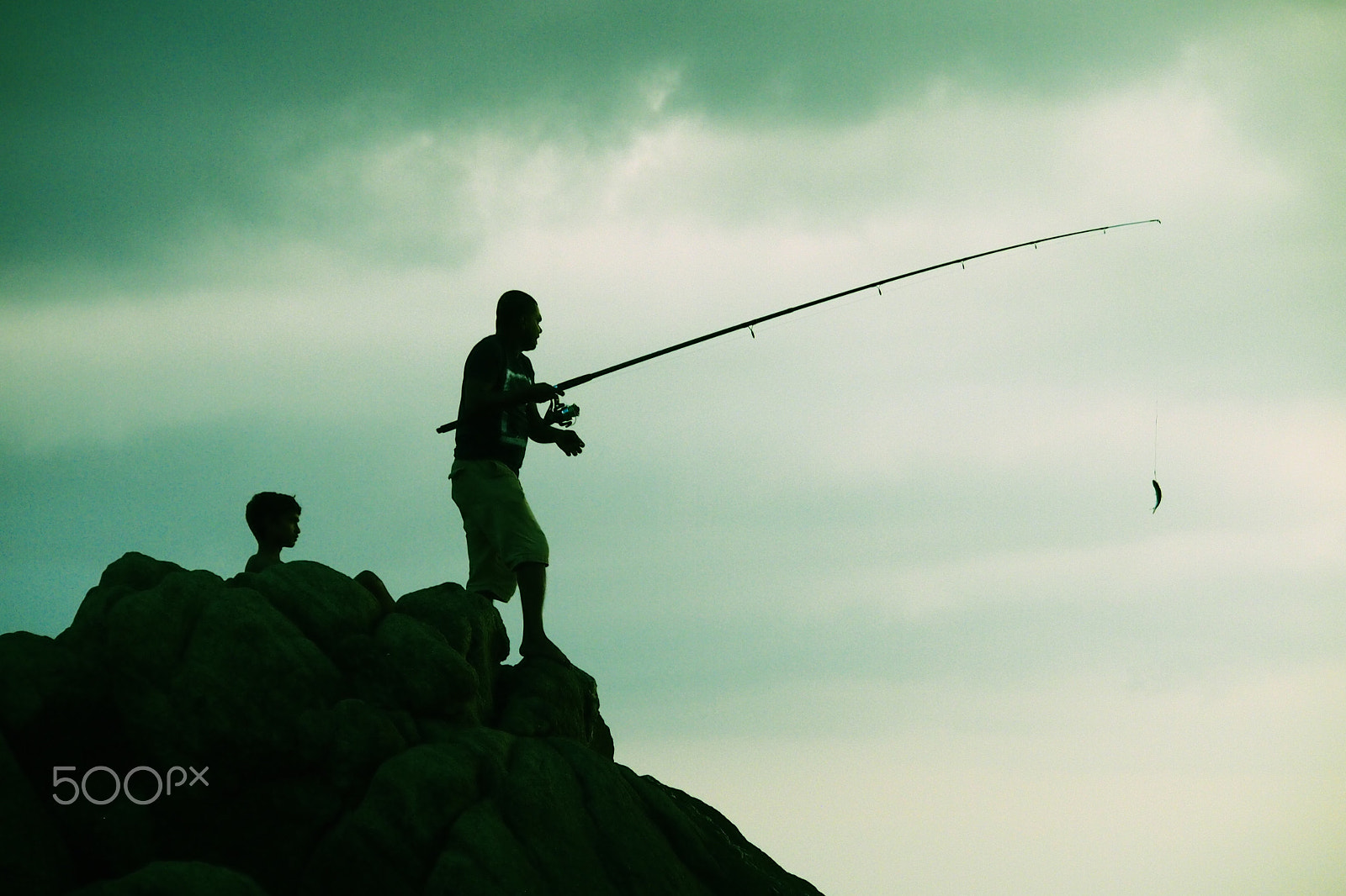 Olympus PEN E-P3 sample photo. Father & son, dalawella / sri lanka photography