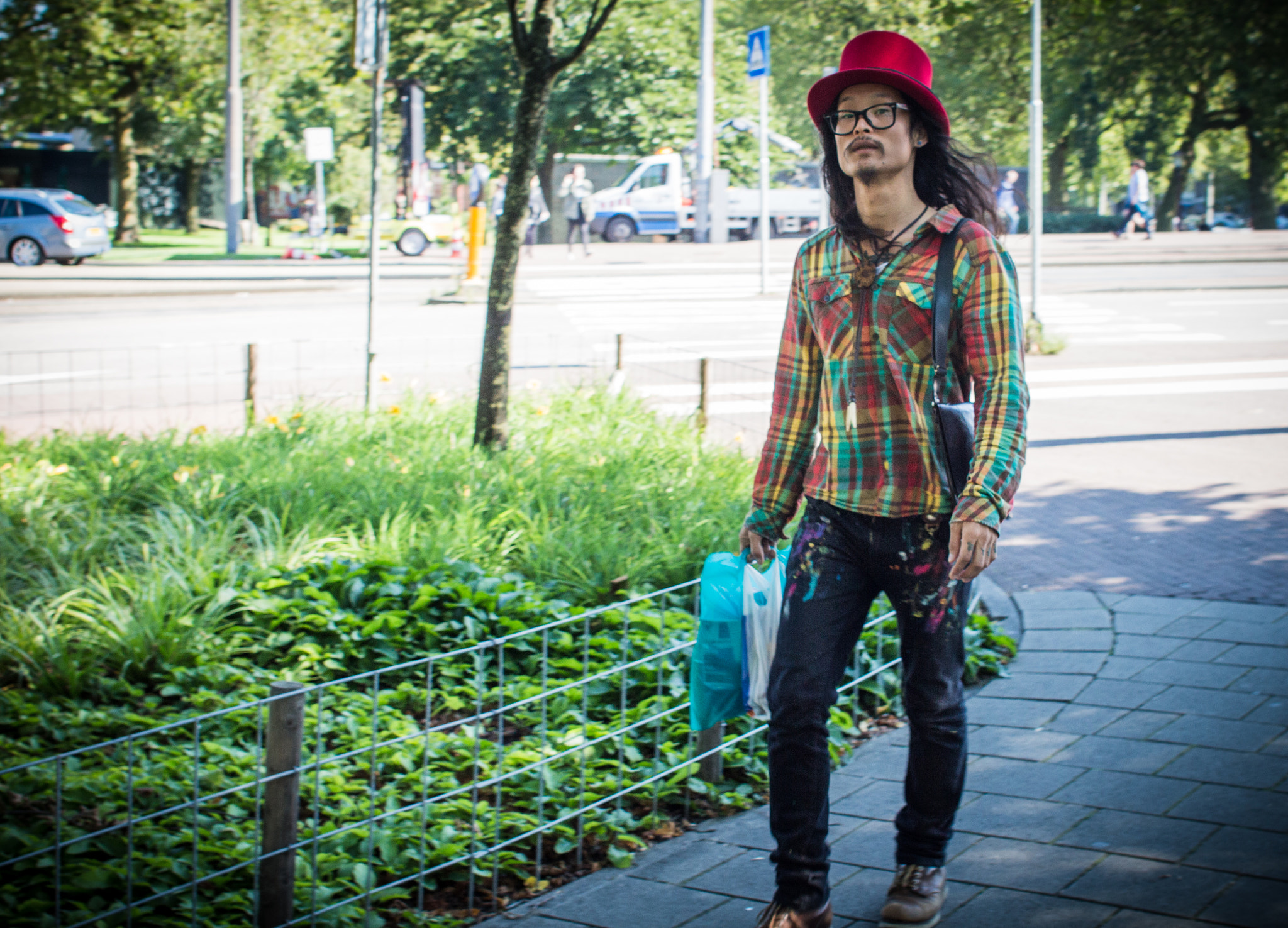 Canon EF 28mm F2.8 IS USM sample photo. Colorful chap photography