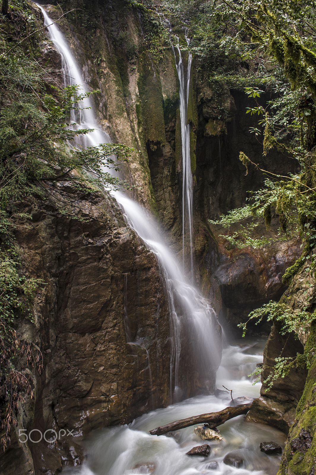 AF Zoom-Nikkor 35-135mm f/3.5-4.5 N sample photo. Samandere waterfall - turkey photography