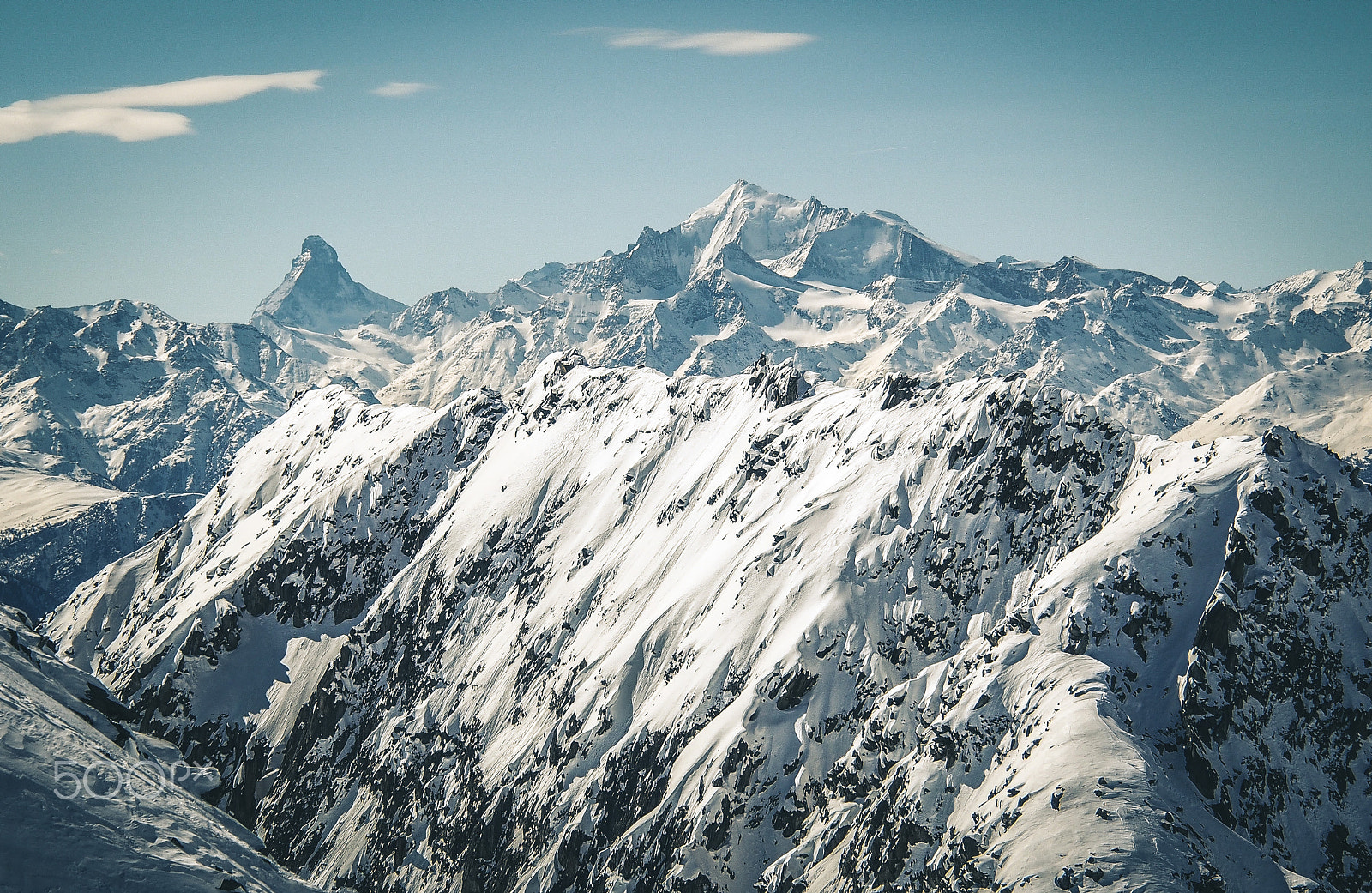 Olympus PEN E-P5 sample photo. Matterhorn from eggishorn photography
