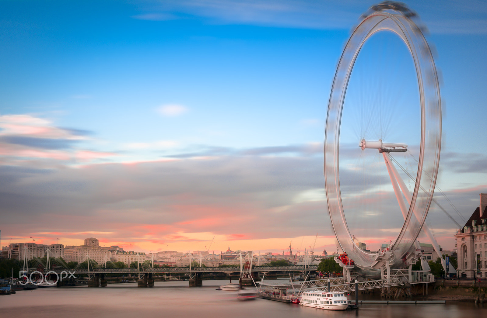 Nikon D7100 + Nikon AF Nikkor 28mm F2.8D sample photo. London eye photography