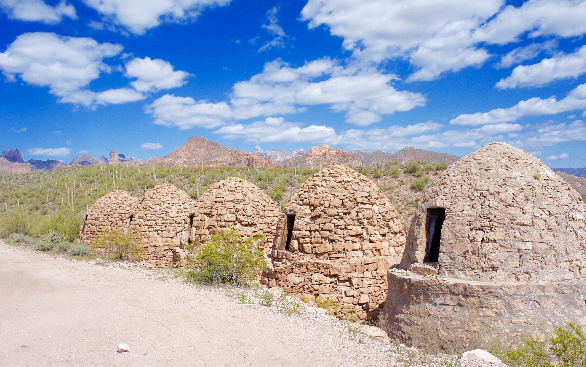 Tamron 18-200mm F3.5-6.3 Di III VC sample photo. Coke oven overlooking the gila river in arizona reminds of days gone by. photography