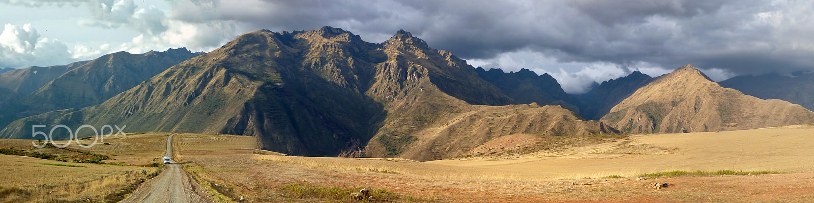 Panasonic DMC-TS2 sample photo. Storm over the andes, peru photography