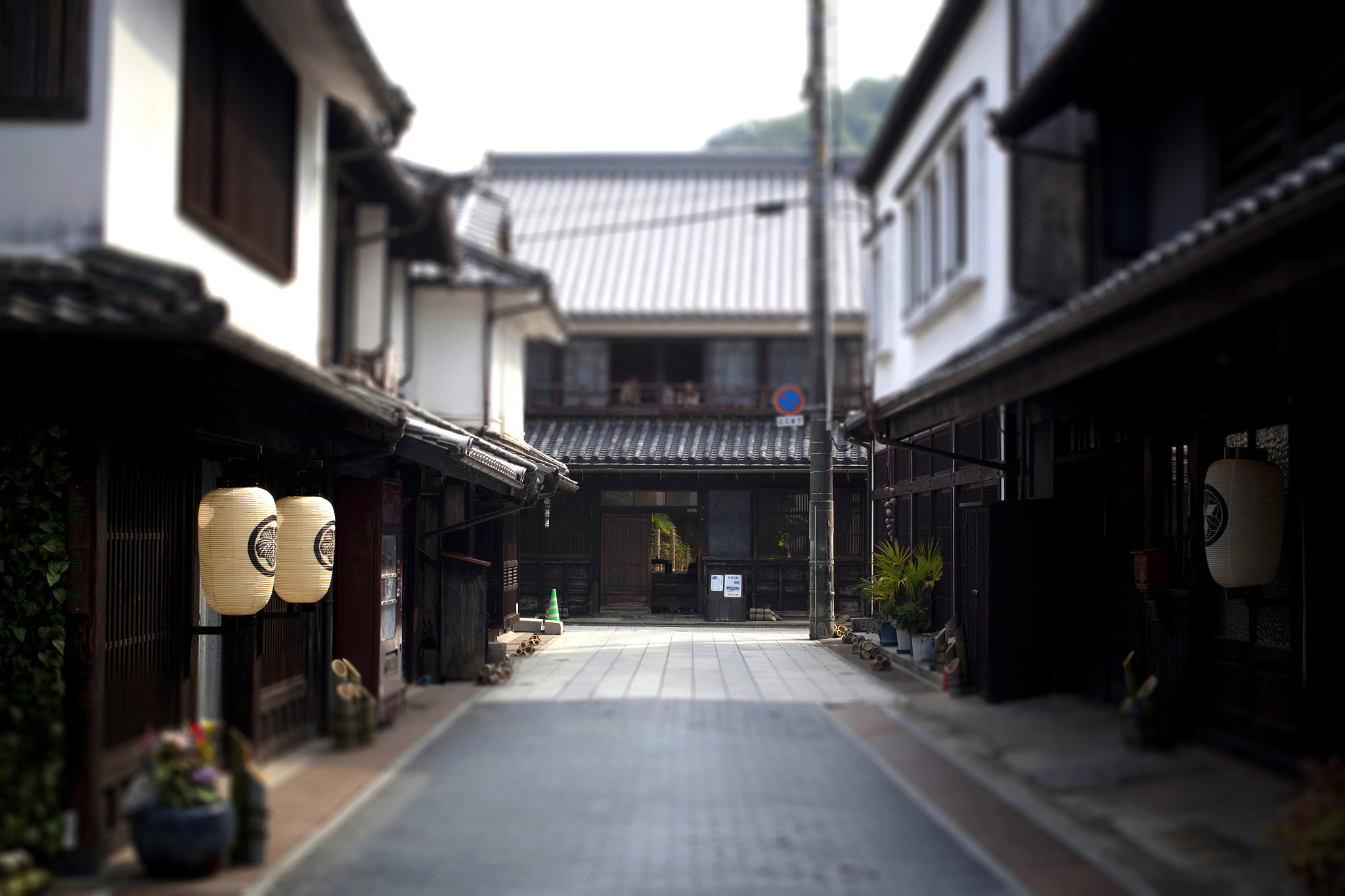 Canon EF 50mm F2.5 Macro sample photo. Japan of the old house, tilt shift effect photography