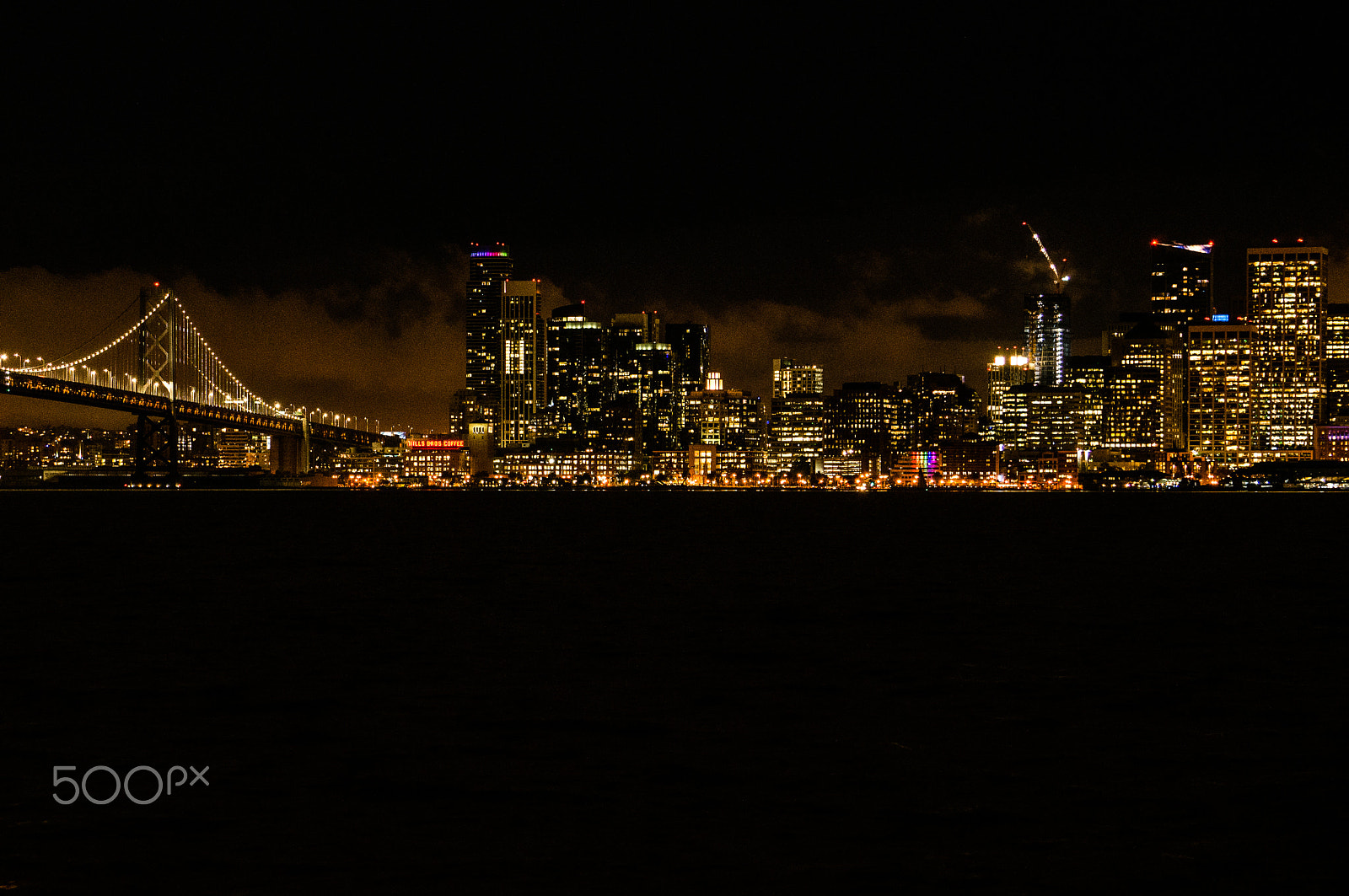 Sony Alpha NEX-5N + Sony E 55-210mm F4.5-6.3 OSS sample photo. Lights in san francisco photography