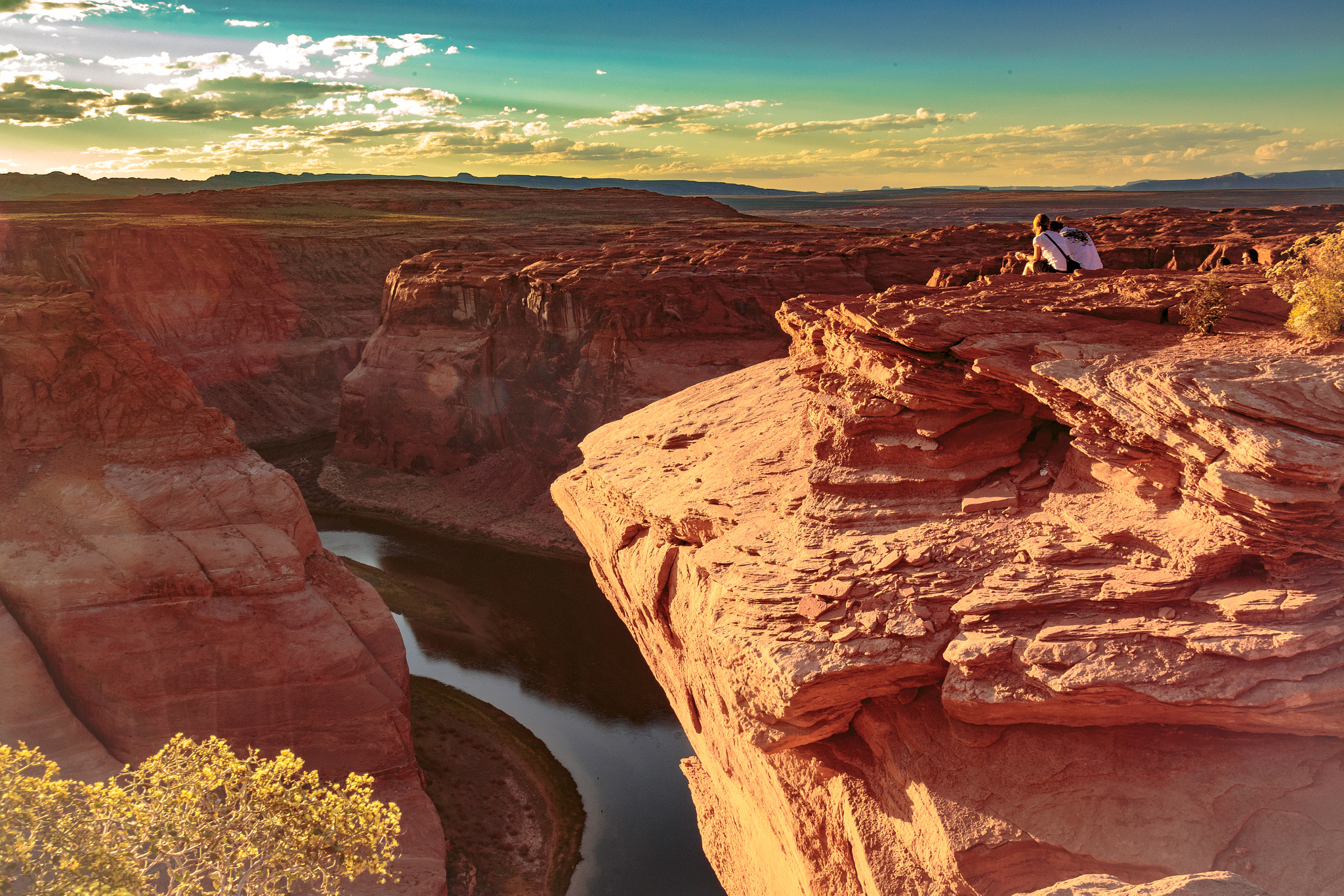 Canon EOS 6D + Canon EF 17-35mm f/2.8L sample photo. Horseshoe bend sunset photography
