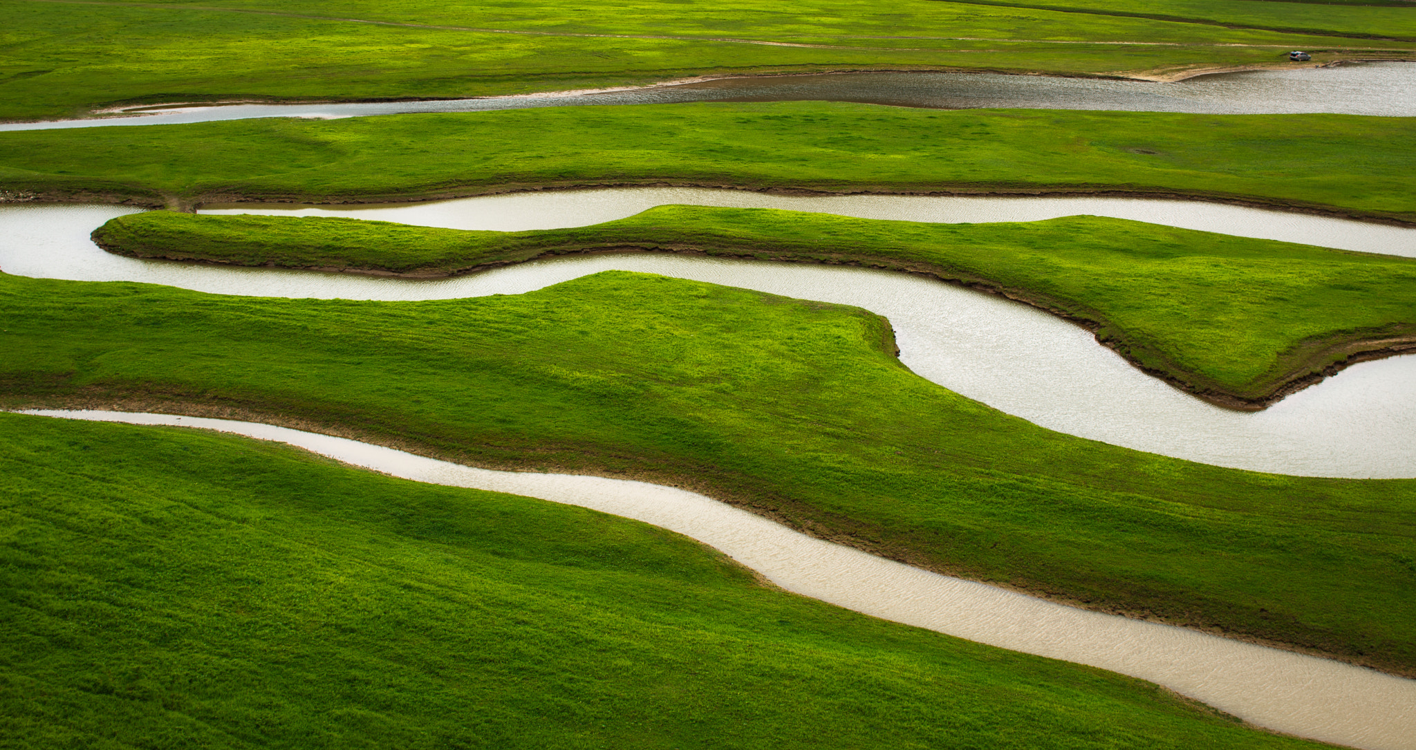 Canon TS-E 45mm F2.8 Tilt-Shift sample photo. Water reservoir in loess plateau photography