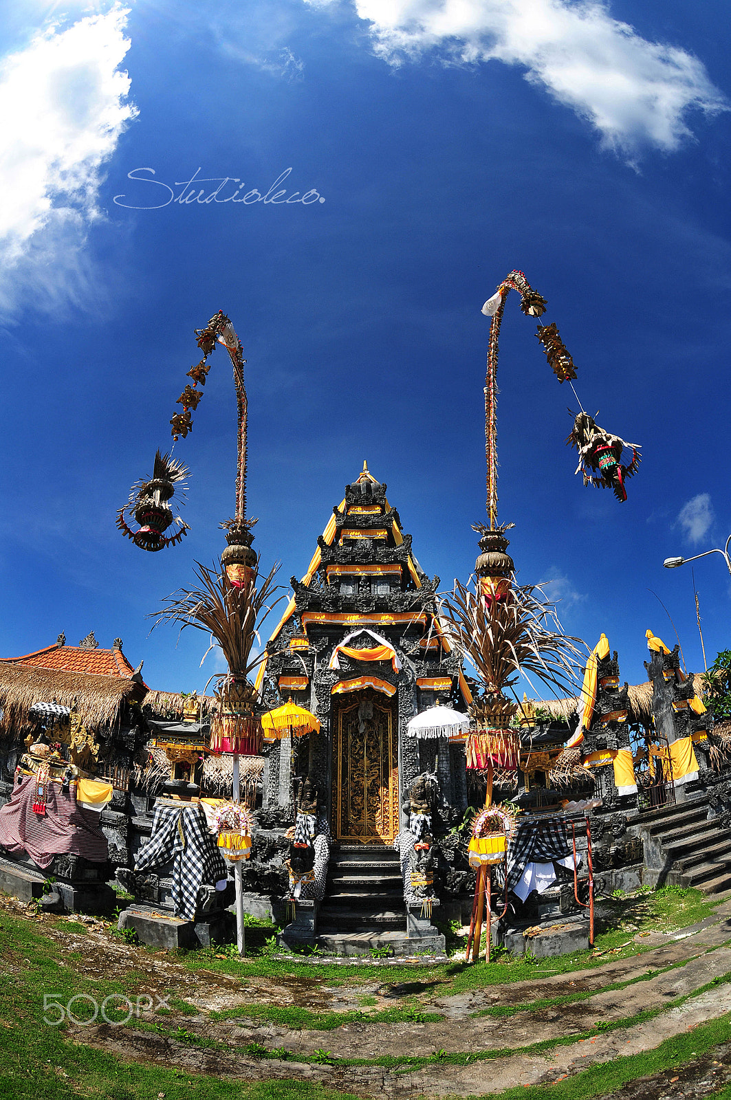 Nikon AF DX Fisheye-Nikkor 10.5mm F2.8G ED sample photo. Templo bali photography