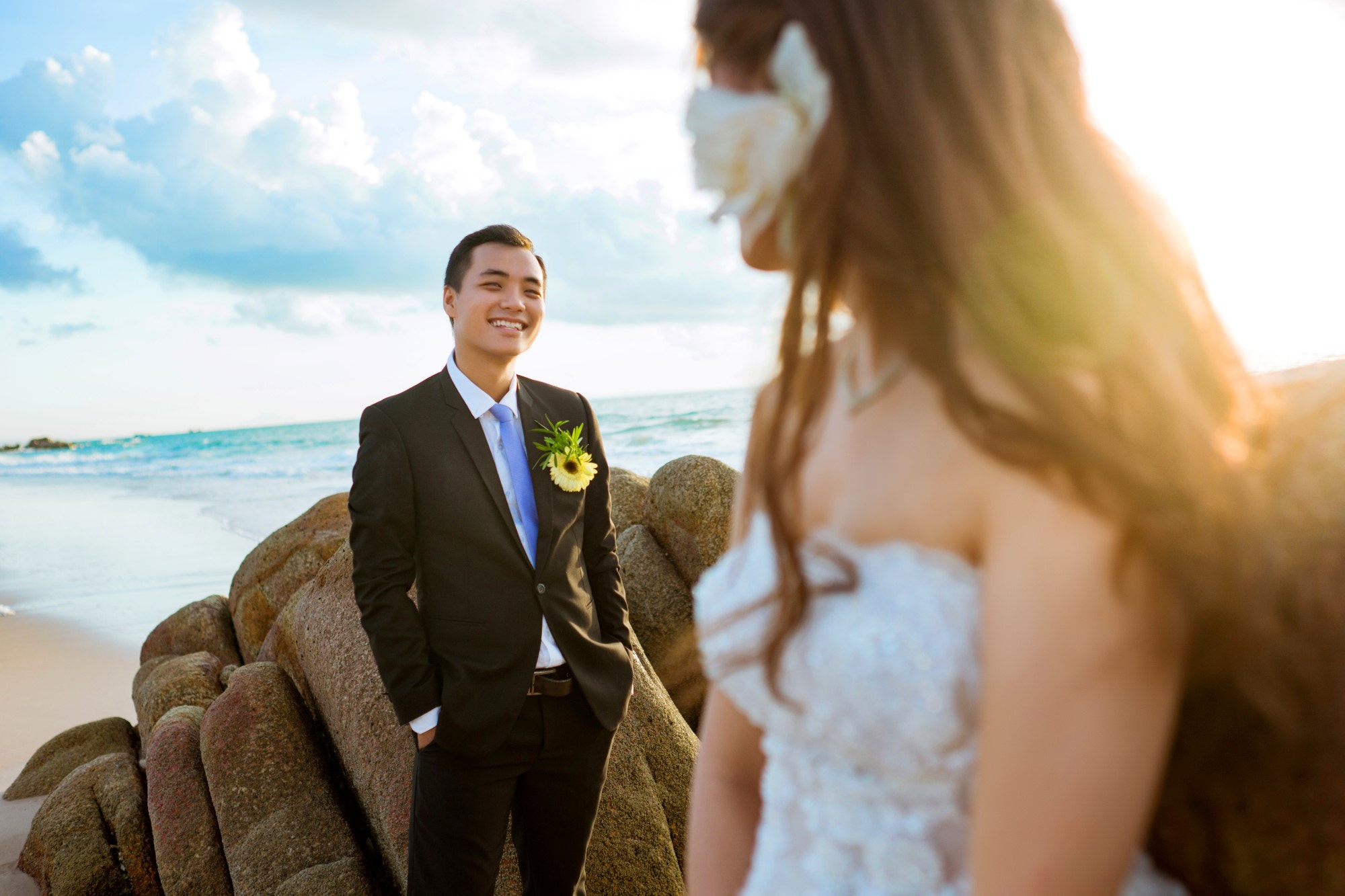 Sony 35mm F1.4 G sample photo. My wedding photography