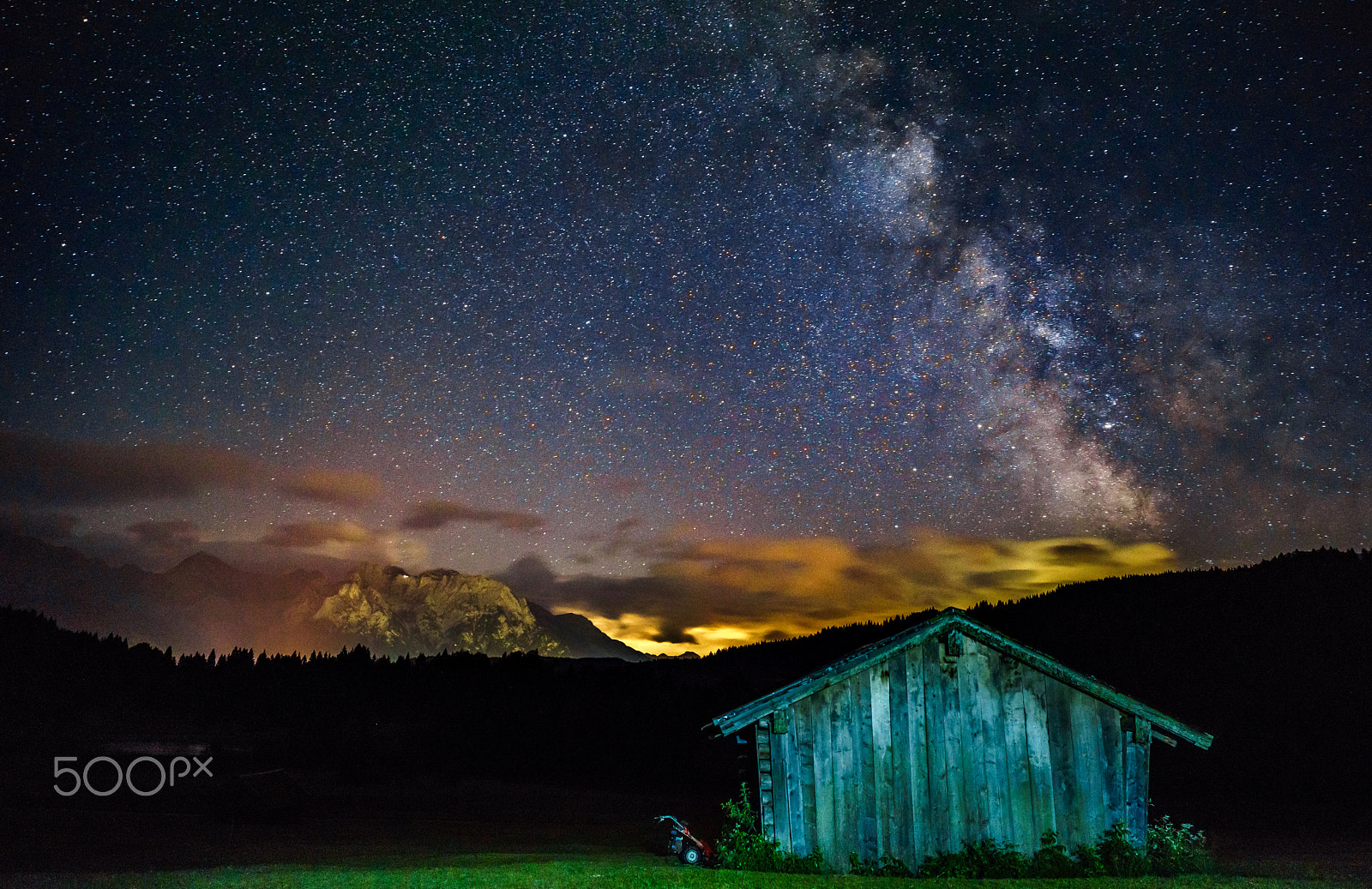 Sony a7R + E 21mm F2.8 sample photo. Milkyway in bavaria photography
