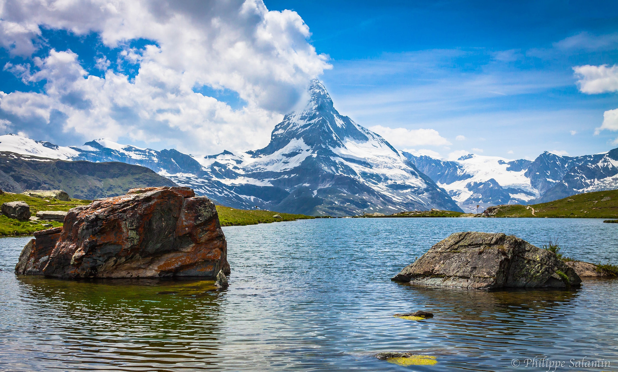 Sigma 30mm F1.4 EX DC HSM sample photo. Matterhorn lake photography