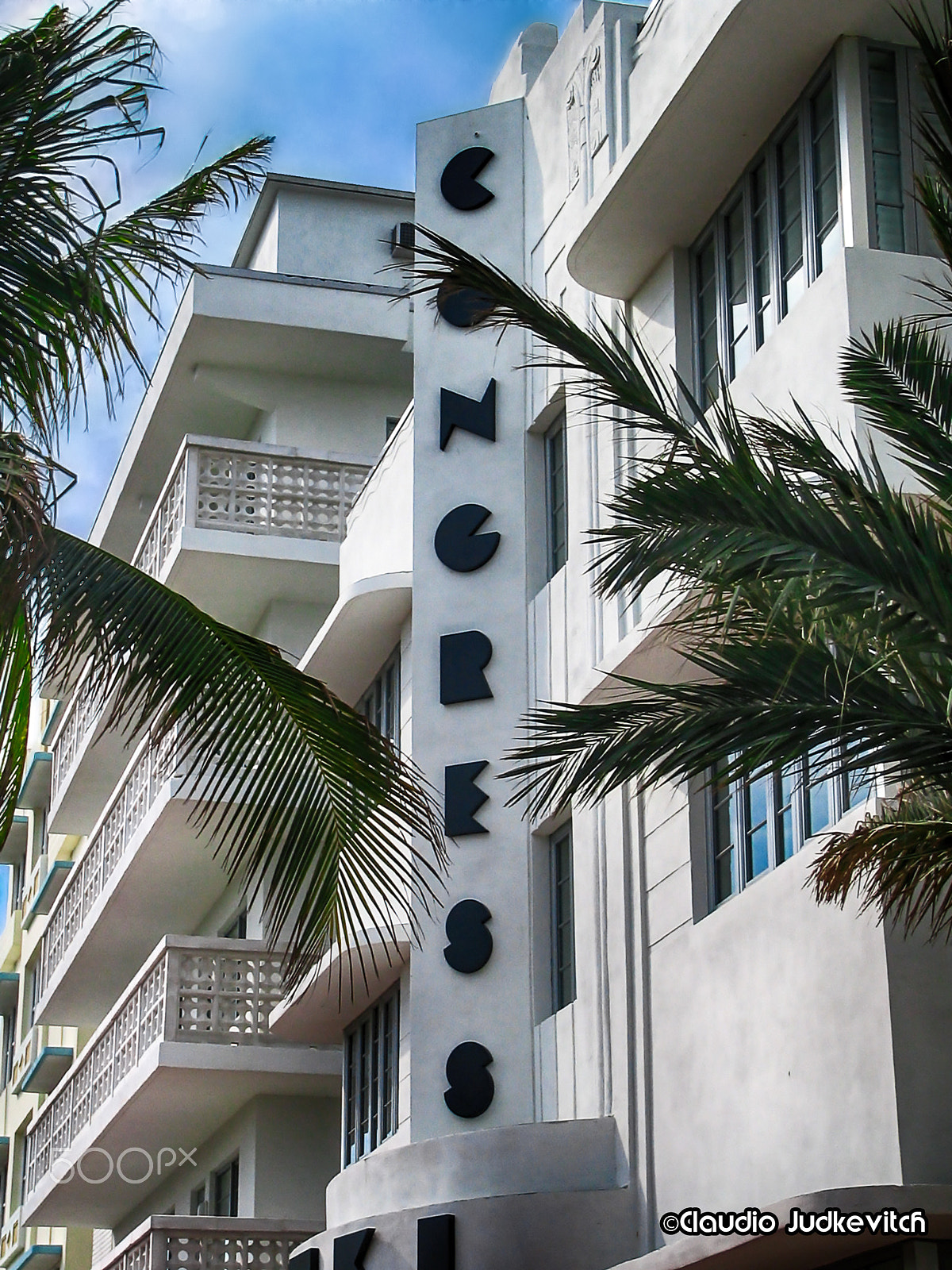 Canon POWERSHOT S1 IS sample photo. Miami art deco photography