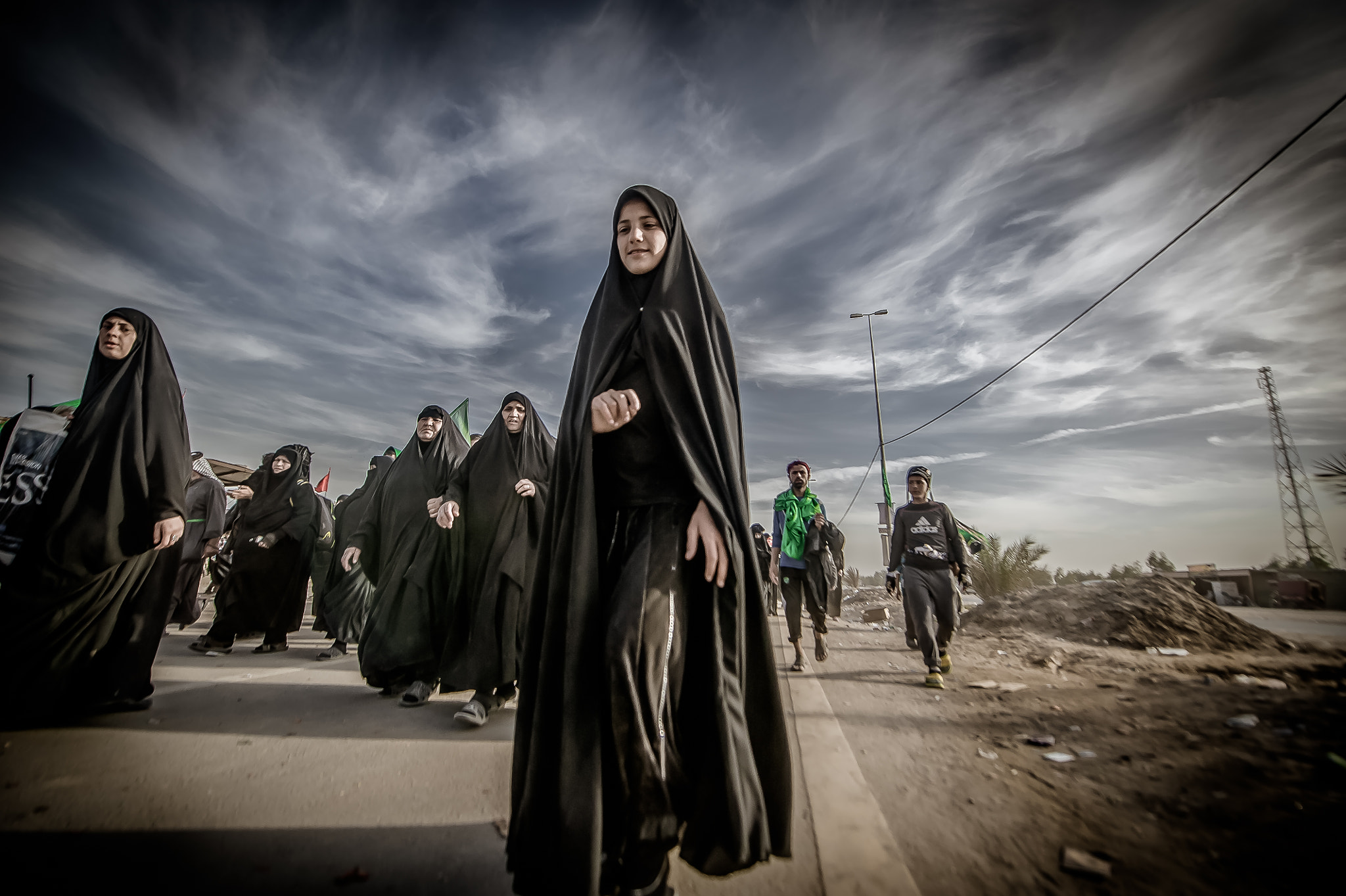 Nikon D3 sample photo. Iraqi women photography
