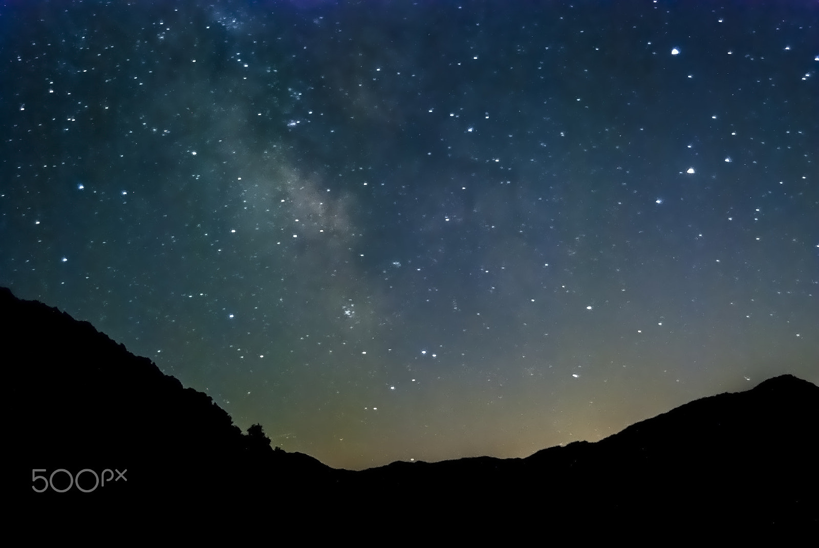 AF Zoom-Nikkor 28-80mm f/3.5-5.6D sample photo. Under the night sky photography