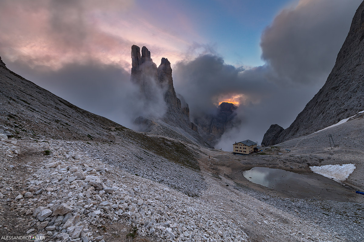 Canon EF 11-24mm F4L USM sample photo. Torri del vajolet photography