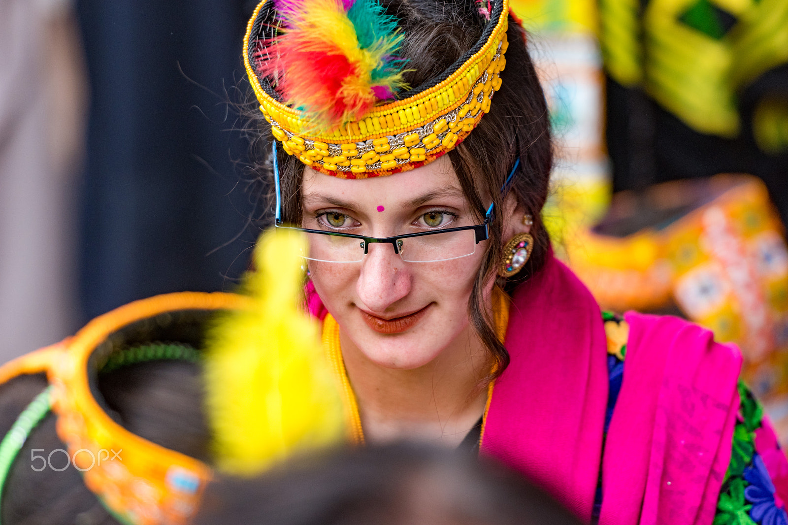 Nikon AF-S Nikkor 70-200mm F2.8G ED VR II sample photo. Kalashi woman photography