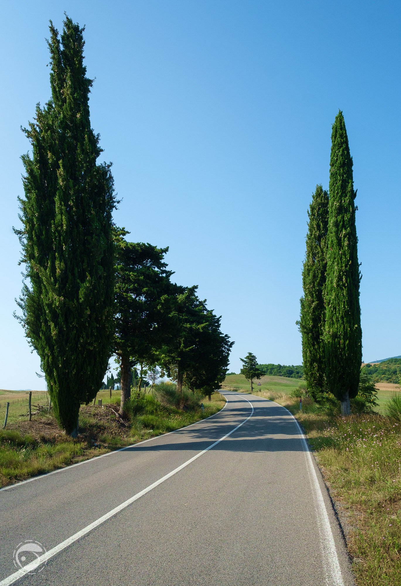 Fujifilm X-E1 + Fujifilm XF 14mm F2.8 R sample photo. Street in val d'orcia photography