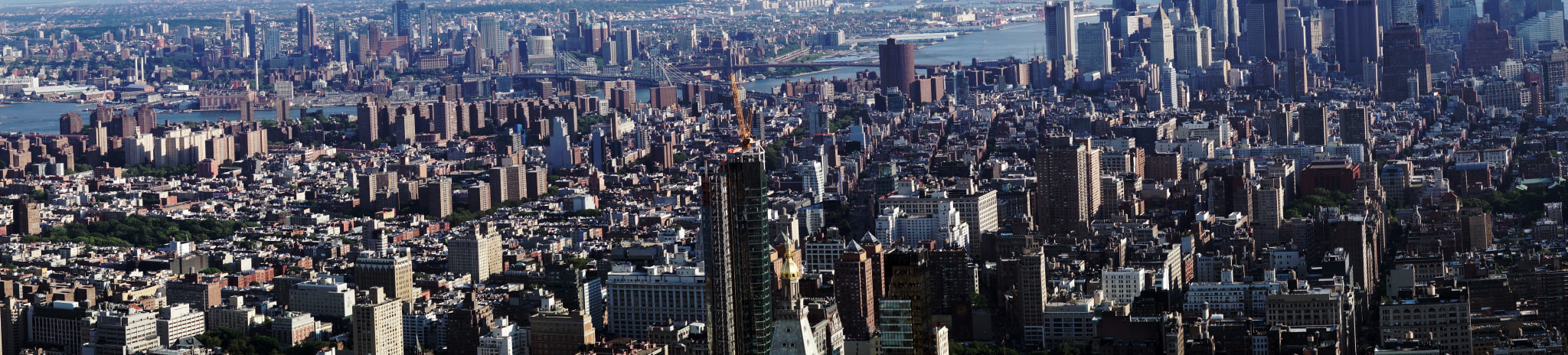 Sony a99 II sample photo. Nyc buildings panoramic photography