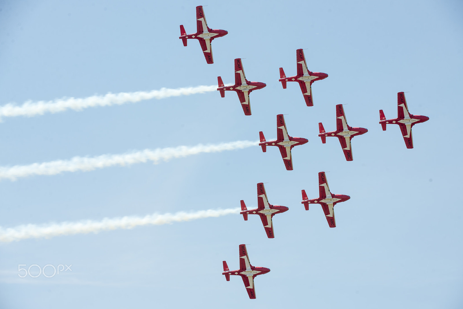 Nikon D600 sample photo. Canadian forces snowbirds photography