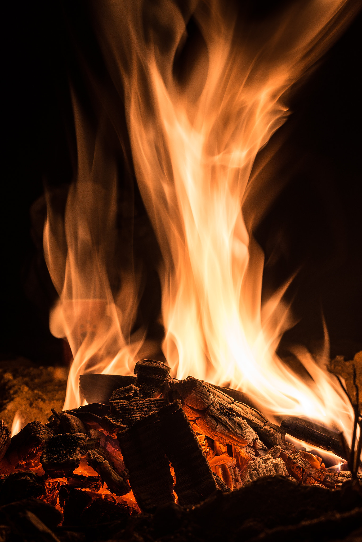 Nikon D600 + Sigma 50mm F1.4 DG HSM Art sample photo. Fire flames photography