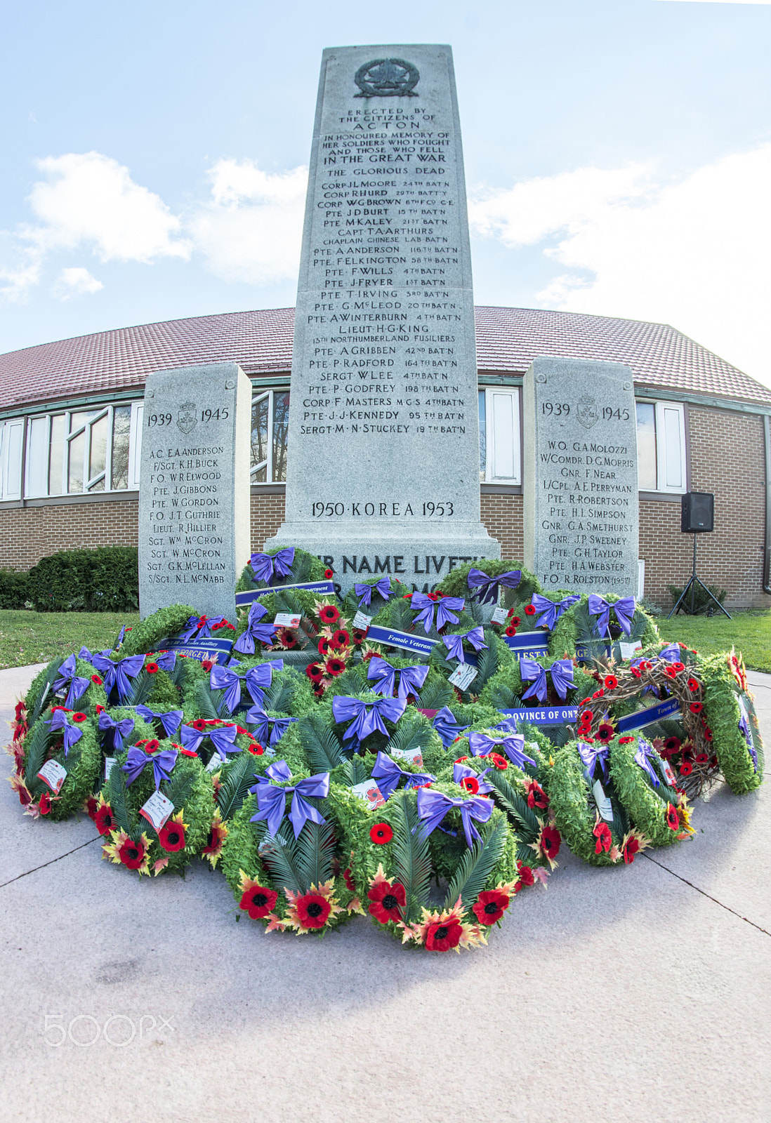 Nikon D600 + Nikon AF Fisheye-Nikkor 16mm F2.8D sample photo. Remembrance day ceremony photography