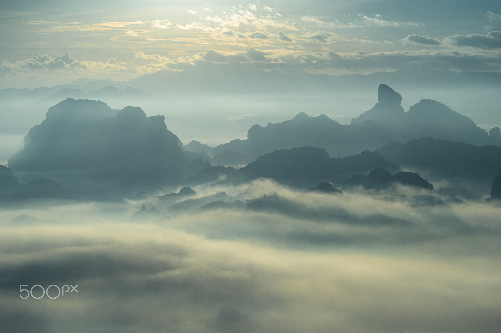 Nikon D3S sample photo. Danxia sunrise photography