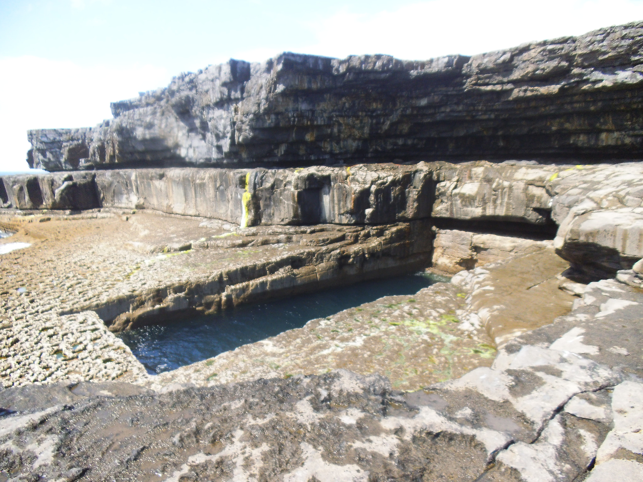 Fujifilm FinePix JZ250/JZ260 sample photo. The worm hole, aran island ireland photography