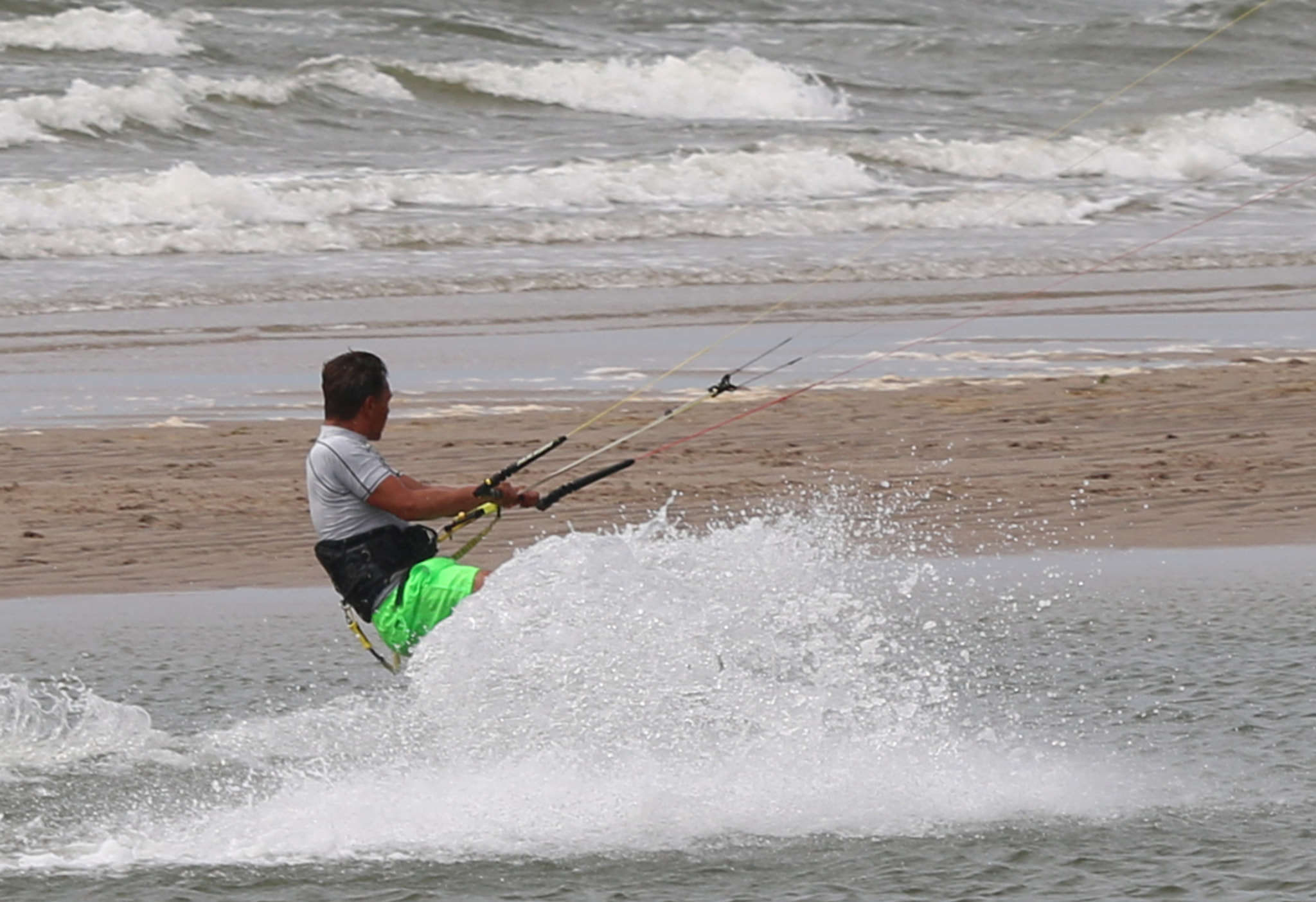 Canon EF 180mm F3.5L Macro USM sample photo. Kite surfer @ maasvlakte photography
