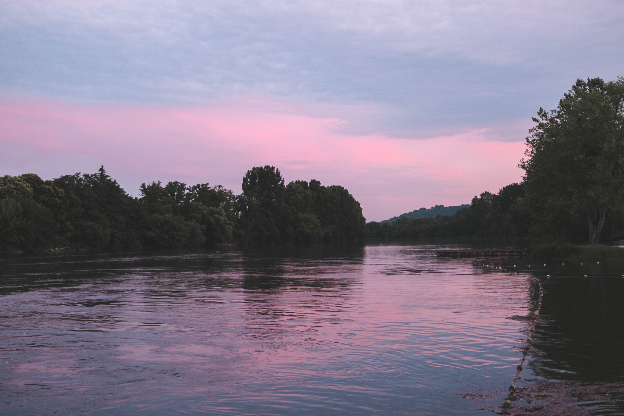 Nikon 1 Nikkor 18.5mm F1.8 sample photo. Pink sunset photography