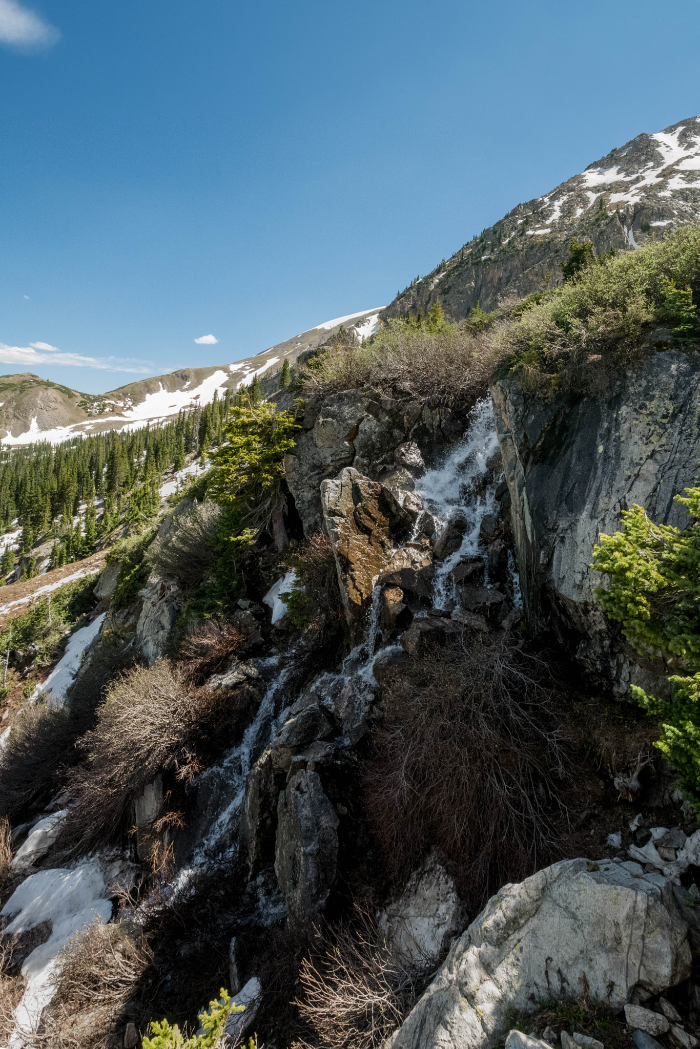 Panasonic Lumix DMC-G7 + Olympus M.Zuiko Digital ED 12-40mm F2.8 Pro sample photo. 6-20-2016 - alpine waterfall photography