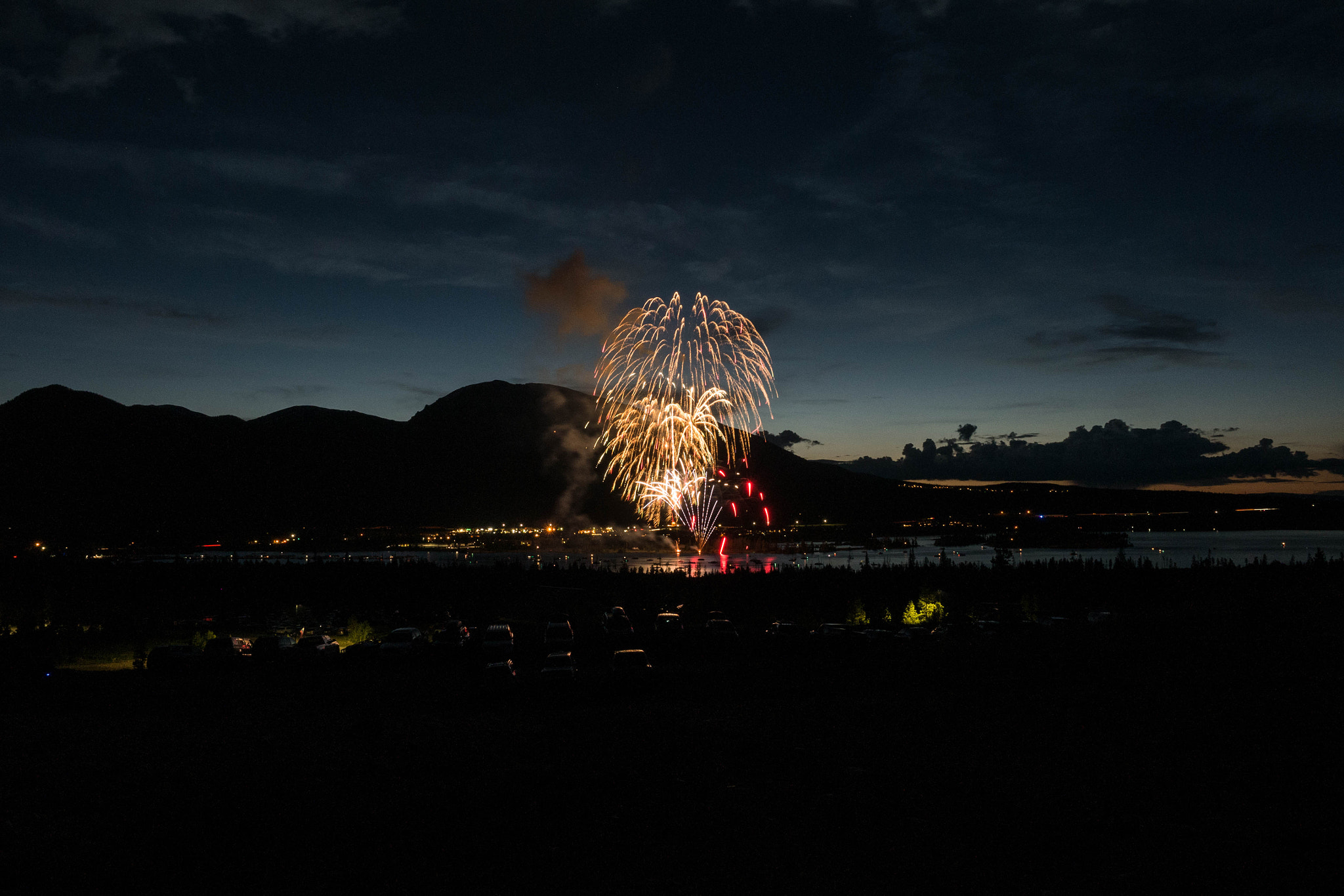 Panasonic Lumix DMC-G7 + Olympus M.Zuiko Digital ED 12-40mm F2.8 Pro sample photo. 07-04-2016 - firework timelapse photography